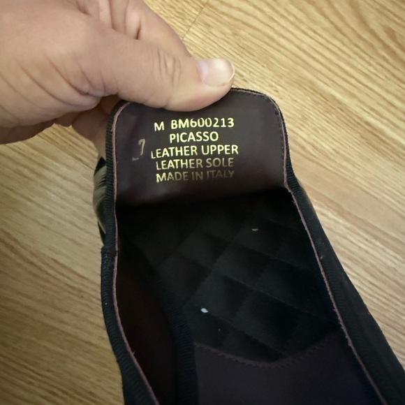 Bruno Magli MONET A-LINE SMOKING SLIPPER Size 7